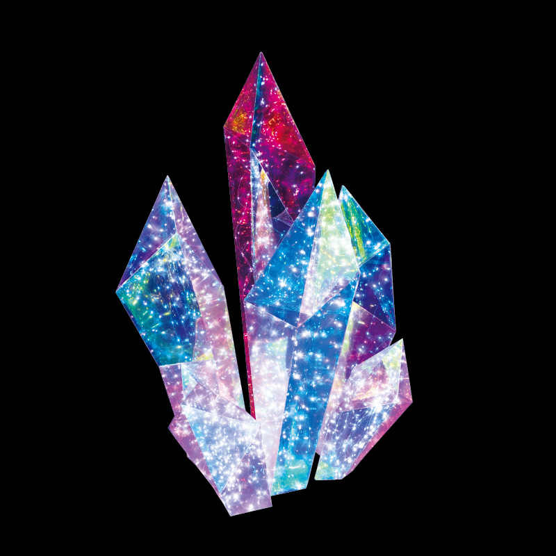 3Dモチーフクリスタルフィルム